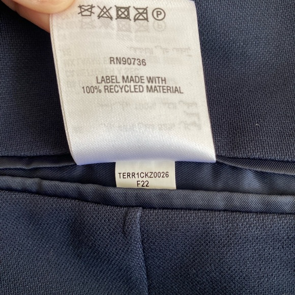 Men Blue Jacket Slim Fit  Size 42S - Picture 5 of 9